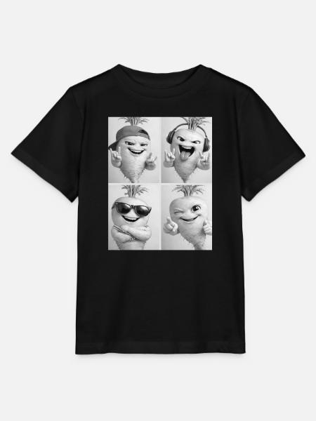 Turnip - Stanley/Stella Kinder T-Shirt MINI CREATOR - Schwarz