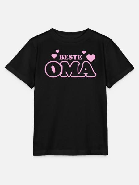 Beste Oma - Stanley/Stella Kinder T-Shirt MINI CREATOR - Schwarz