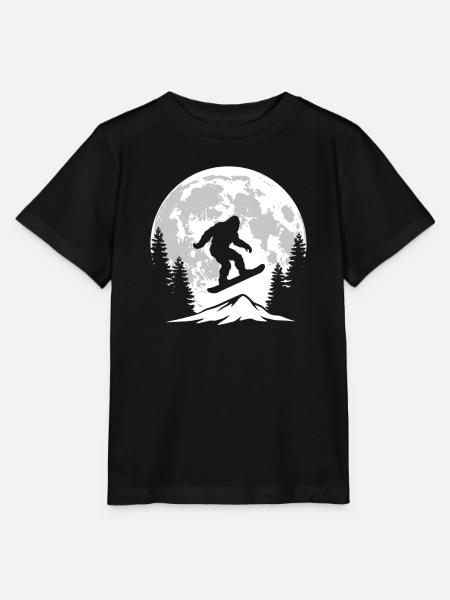 Bigfoot Snowboarding - Stanley/Stella Kinder T-Shirt MINI CREATOR - Schwarz