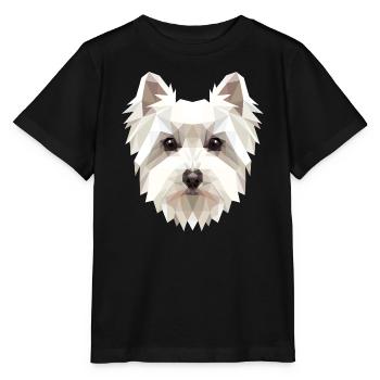 Malteser Kleiner Maltese Hund Liebe Süße Malteser - Stanley/Stella Kinder T-Shirt MINI CREATOR  - Schwarz - Vorne - Mikhail (115cm)
