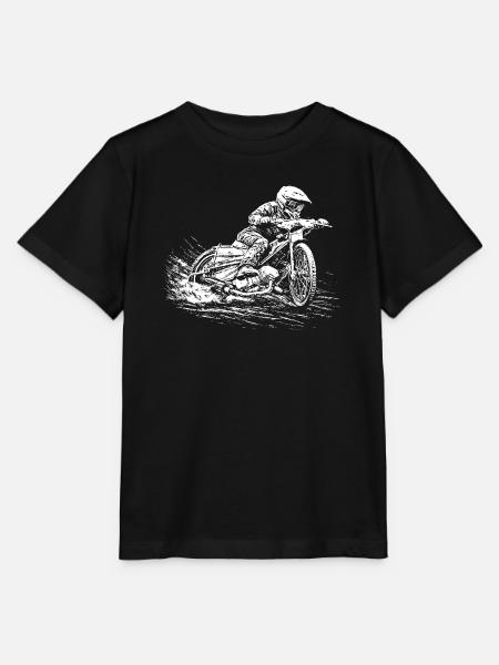 Speedway Speedway – Motorradrennen - Stanley/Stella Kinder T-Shirt MINI CREATOR - Schwarz