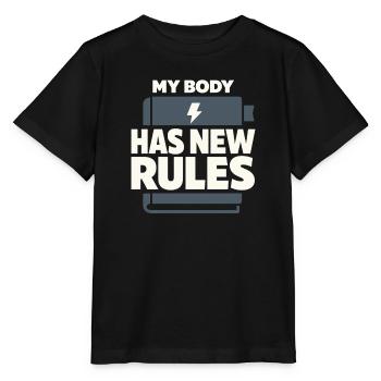 Perimenopause Humor Perimenopause - Stanley/Stella MINI CREATOR Kids’ T-Shirt - black - Front - Mikhail (115cm)
