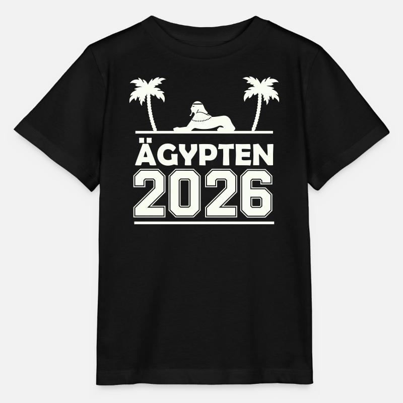 Egypten 2026 Silhuet - Stanley/Stella T-shirt MINI CREATOR til børn - sort