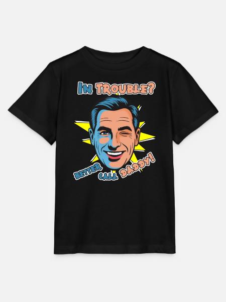 Better Call Dad Cartoon - Stanley/Stella Kinder T-Shirt MINI CREATOR  - Schwarz