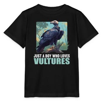 Vautour - T-shirt bio MINI CREATOR Stanley/Stella Enfant - noir - Devant - Mikhail (115cm)