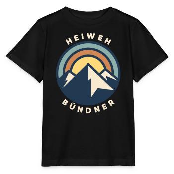 Heiweh Grisons - T-shirt bio MINI CREATOR Stanley/Stella Enfant - noir - Devant - Mikhail (115cm)