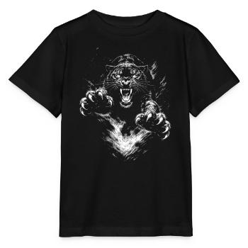 Schwarze Panther - Stanley/Stella Kinder T-Shirt MINI CREATOR  - Schwarz - Vorne - Mikhail (115cm)