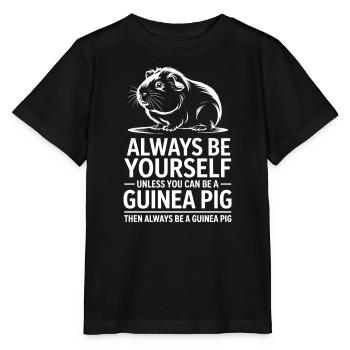 Dictons du cochon d’AMeer Cadeau du cochon d’Inde - T-shirt bio MINI CREATOR Stanley/Stella Enfant - noir - Devant - Mikhail (115cm)