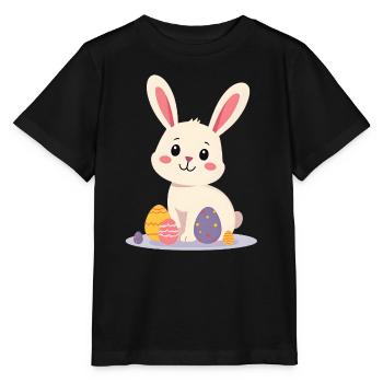 Osterhase - Stanley/Stella Kinder T-Shirt MINI CREATOR  - Schwarz - Vorne - Mikhail (115cm)