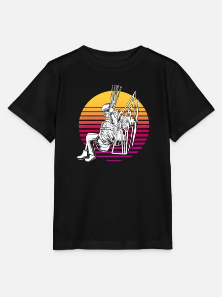 Gleitschirm Gleitschirmfliegen Paragliding - Stanley/Stella Kinder T-Shirt MINI CREATOR - Schwarz