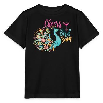 Santé oiseau Bam Carreaux de Mahjong Drôles - T-shirt bio MINI CREATOR Stanley/Stella Enfant - noir - Devant - Mikhail (115cm)