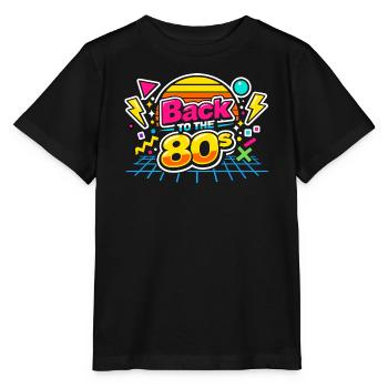 Retour aux années 80 - T-shirt bio MINI CREATOR Stanley/Stella Enfant - noir - Devant - Mikhail (115cm)
