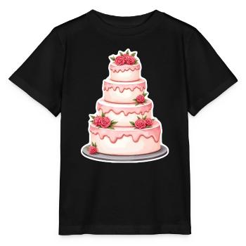 Cake Wedding - Stanley/Stella MINI CREATOR Kids’ T-Shirt - black - Front - Mikhail (115cm)