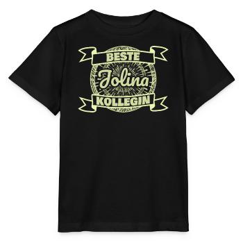 Jolina als Kollegin - Stanley/Stella Kinder T-Shirt MINI CREATOR  - Schwarz - Vorne - Mikhail (115cm)