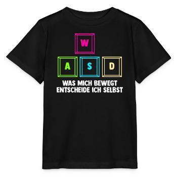 Gaming Computer Gamer Gaming Gamer - Stanley/Stella MINI CREATOR Kids’ T-Shirt - black - Front - Mikhail (115cm)