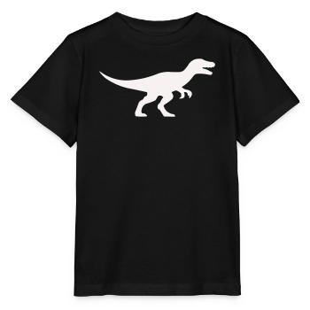 Raptor T Rex Silhouette - T-shirt bio MINI CREATOR Stanley/Stella Enfant - noir - Devant - Mikhail (115cm)
