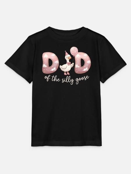 Dad of the Silly Goose - Stanley/Stella Kinder T-Shirt MINI CREATOR - Schwarz