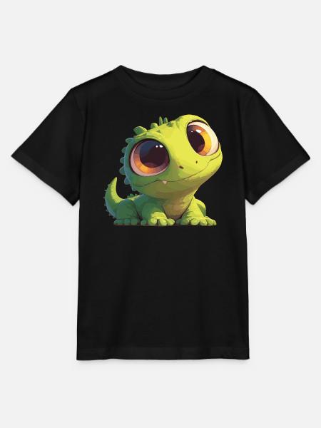 Eidechsen Eidechse - Stanley/Stella Kinder T-Shirt MINI CREATOR - Schwarz