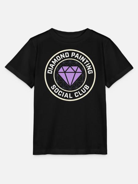 Diamantmalerei, Diamantkunst, Diamantmaler - Stanley/Stella Kinder T-Shirt MINI CREATOR - Schwarz