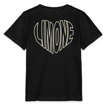 Limone sul Garda Typo Herz - Stanley/Stella Kinder T-Shirt MINI CREATOR  - Schwarz - Vorne - Mikhail (115cm)