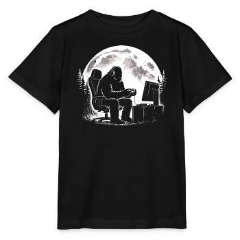 Bigfoot Gamer - Stanley/Stella Kinder T-Shirt MINI CREATOR  - Schwarz - Vorne - Mikhail (115cm)