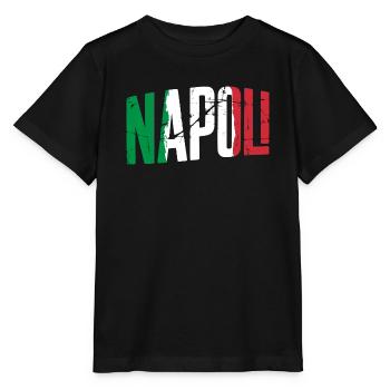 Naples, Italie, Naples - T-shirt bio MINI CREATOR Stanley/Stella Enfant - noir - Devant - Mikhail (115cm)