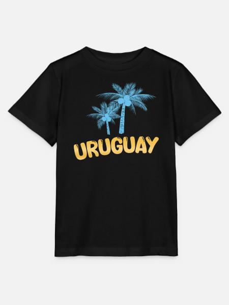 Palmen Uruguay - Stanley/Stella Kinder T-Shirt MINI CREATOR  - Schwarz