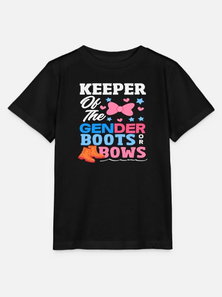 Hüter Des Geschlechts Stiefel Oder Schleife - Stanley/Stella Kinder T-Shirt MINI CREATOR - Schwarz