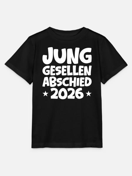 Junggesellenabschied 2026 - Stanley/Stella Kinder T-Shirt MINI CREATOR  - Schwarz