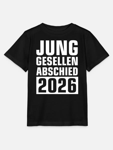 Junggesellenabschied 2026 - Stanley/Stella Kinder T-Shirt MINI CREATOR - Schwarz