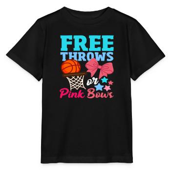 Free throws or grinding basketball - Stanley/Stella MINI CREATOR Kids’ T-Shirt - black - Front - Mikhail (115cm)
