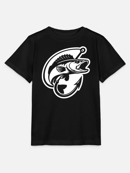 Hecht Angeln Logo - Stanley/Stella Kinder T-Shirt MINI CREATOR  - Schwarz