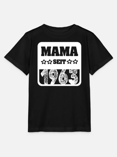 Geburt 1963 - Stanley/Stella Kinder T-Shirt MINI CREATOR - Schwarz