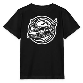 Auto Tuning Tacho - Stanley/Stella Kinder T-Shirt MINI CREATOR  - Schwarz - Vorne - Mikhail (115cm)