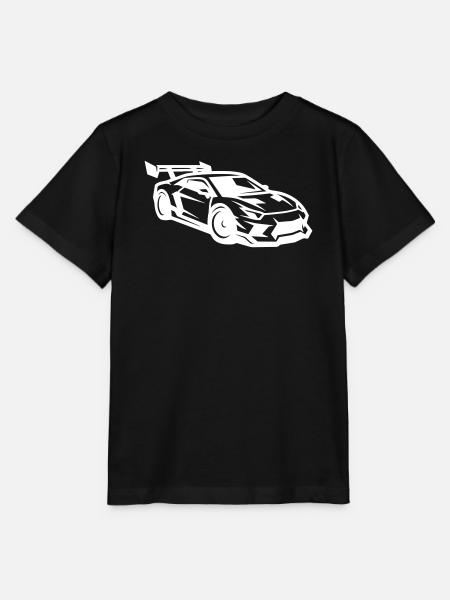 Auto Tuning Sportwagen  - Stanley/Stella Kinder T-Shirt MINI CREATOR  - Schwarz