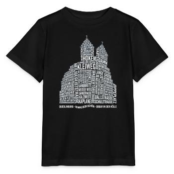 Quedlinburg Street Names (Typo-3D-Edition) - Stanley/Stella MINI CREATOR Kids’ T-Shirt - black - Front - Mikhail (115cm)