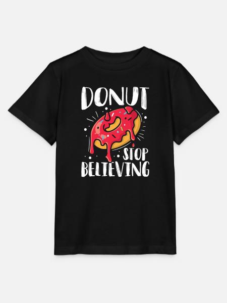 Donut Fastfood - Stanley/Stella Kinder T-Shirt MINI CREATOR - Schwarz