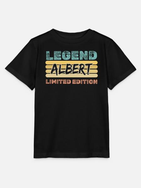 Spruch Albert - Stanley/Stella Kinder T-Shirt MINI CREATOR - Schwarz