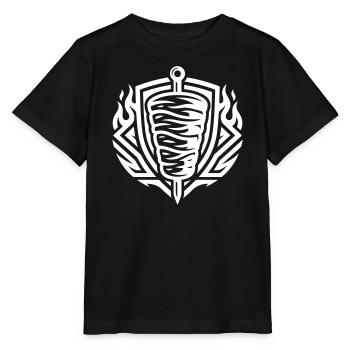 Doner Kebab Skewer Symbol - Stanley/Stella MINI CREATOR Kids’ T-Shirt - black - Front - Mikhail (115cm)
