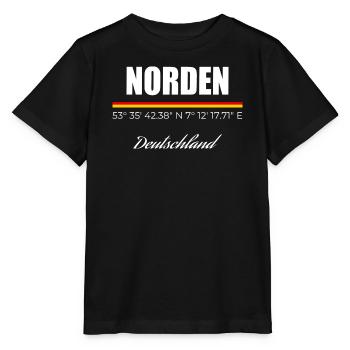 Norden - Stanley/Stella Kinder T-Shirt MINI CREATOR  - Schwarz - Vorne - Mikhail (115cm)