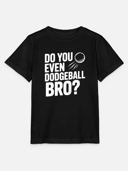 Kannst du überhaupt Völkerball, Bro? - Stanley/Stella Kinder T-Shirt MINI CREATOR - Schwarz
