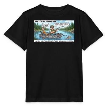 Bass Bandits Angeltour - Stanley/Stella Kinder T-Shirt MINI CREATOR  - Schwarz - Vorne - Mikhail (115cm)