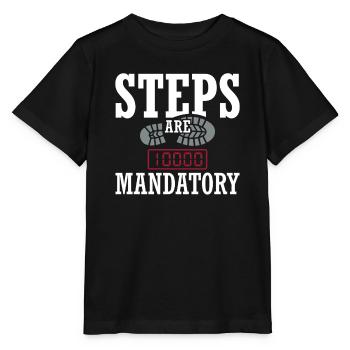 Saison de taille avec déficit calorique réduit - T-shirt bio MINI CREATOR Stanley/Stella Enfant - noir - Devant - Mikhail (115cm)