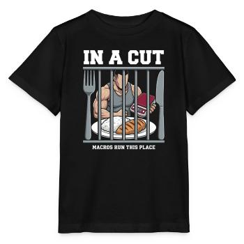 Saison de taille avec déficit calorique réduit - T-shirt bio MINI CREATOR Stanley/Stella Enfant - noir - Devant - Mikhail (115cm)