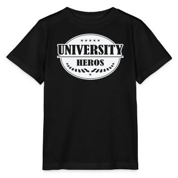 Insigne Unihelden - T-shirt bio MINI CREATOR Stanley/Stella Enfant - noir - Devant - Mikhail (115cm)