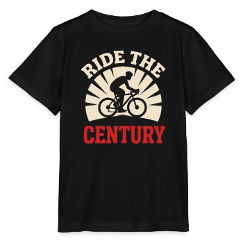 Century Ride 100-mile ride Cyclist Century - Stanley/Stella MINI CREATOR Kids’ T-Shirt - black - Front - Mikhail (115cm)