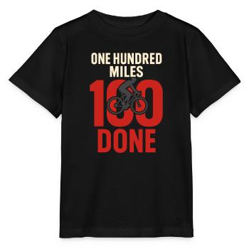Century Ride 100-mile ride Cyclist Century - Stanley/Stella MINI CREATOR Kids’ T-Shirt - black - Front - Mikhail (115cm)