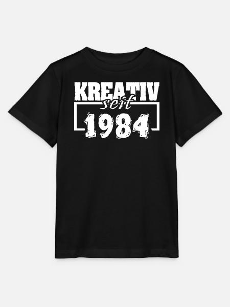 1984 - Stanley/Stella Kinder T-Shirt MINI CREATOR - Schwarz