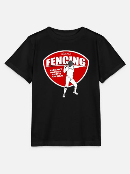 Fencing - Fechten - Fechter - Fechtkampf - Stanley/Stella Kinder T-Shirt MINI CREATOR  - Schwarz