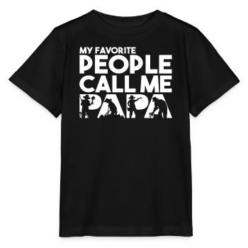 Ich liebe das Design meines Papa Stahlarbeiters Eisenarbeiters - Stanley/Stella Kinder T-Shirt MINI CREATOR  - Schwarz - Vorne - Mikhail (115cm)